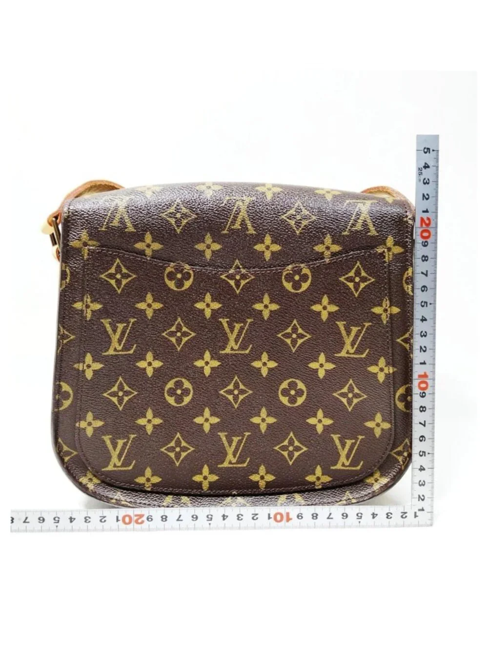 Authentic Louis Vuitton Saint Cloud GM Monogram Canvas Crossbody Shoulder Bag